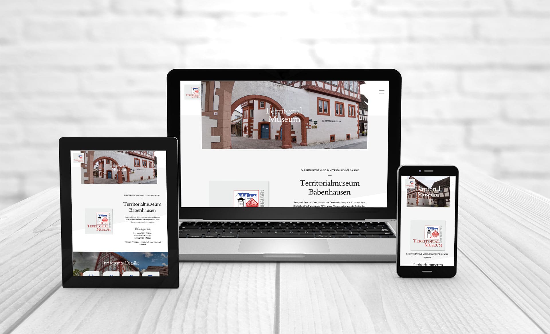 Professional web design create website Territorialmuseum Babenhausen