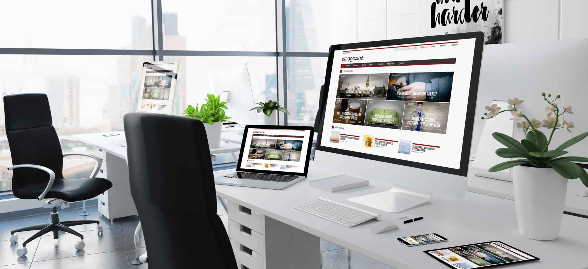 Have professional web design Aschaffenburg website created