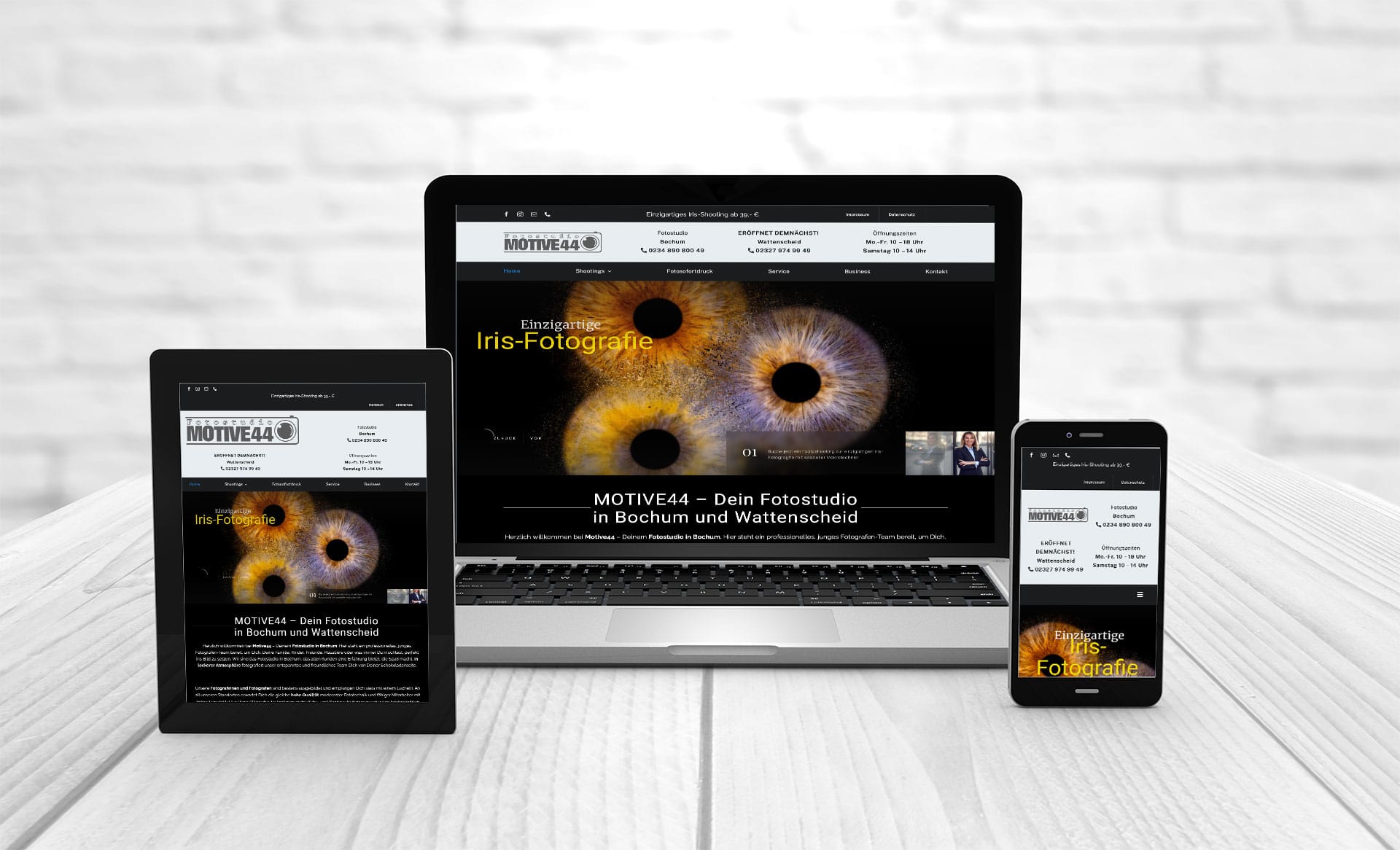 Webseiten Erstellung MOTIVE44