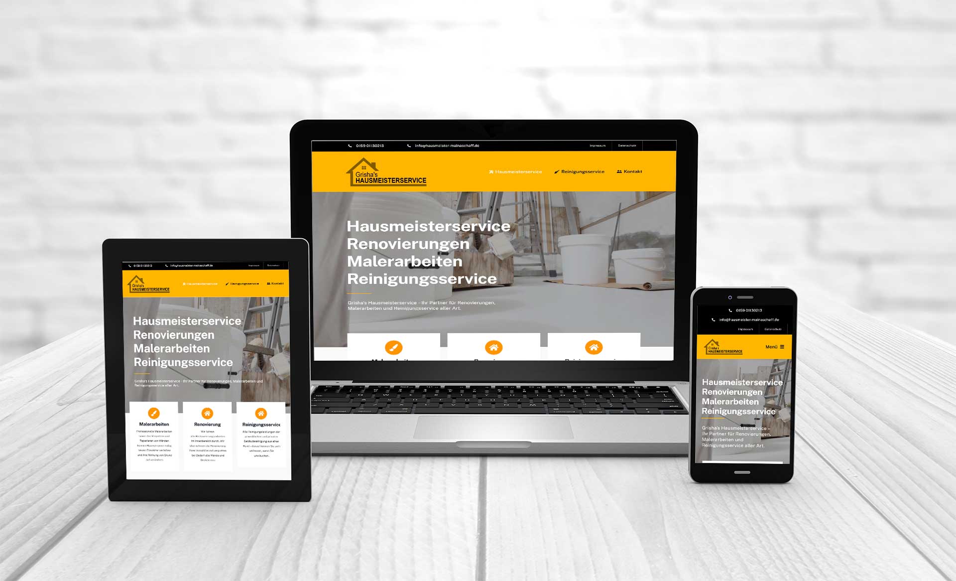 Webdesign Referenzen Grisha’s Hausmeisterservice